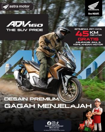 Astra Motor Imam Bonjol Hadirkan Honda ADV160: Solusi Motor SUV Premium dengan Promo Asuransi Lengkap